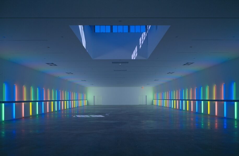 Dan Flavin Installation at Richmond Hall